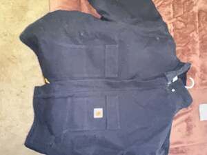 Carhartt Loose Fit Firm Duck Insulated Traditional Coat Dark Navy C003 3XL Tall